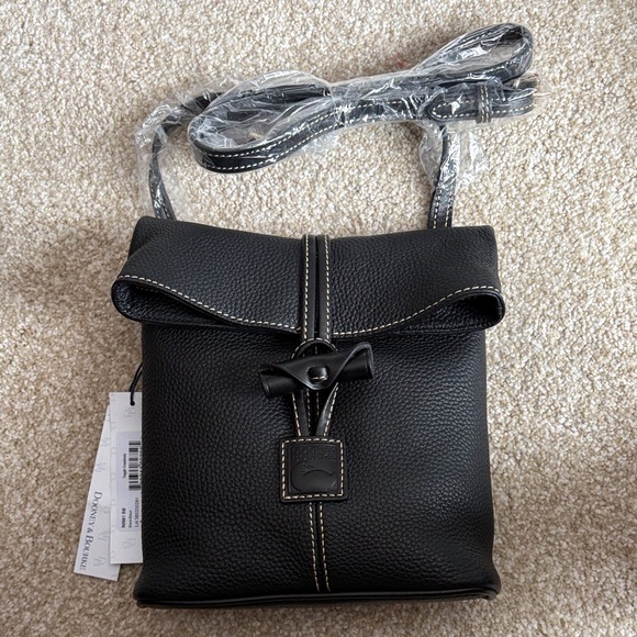Dooney & Bourke Handbags - NWT Dooney and Bourke Small Leather Toggle Crossbody Bag